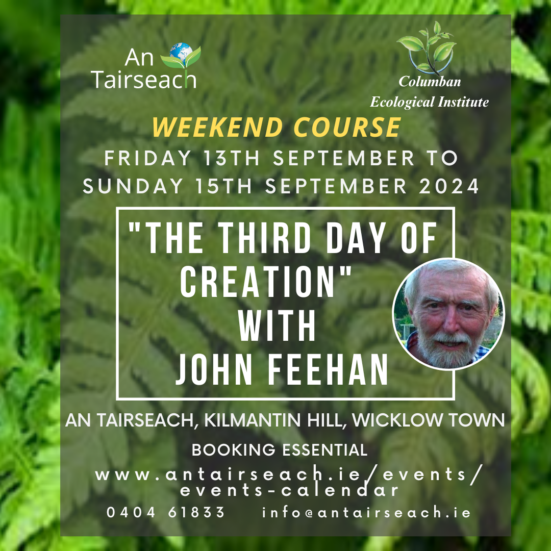 SOLD OUT-‘The Third Day of Creation’, A weekend course with John Feehan