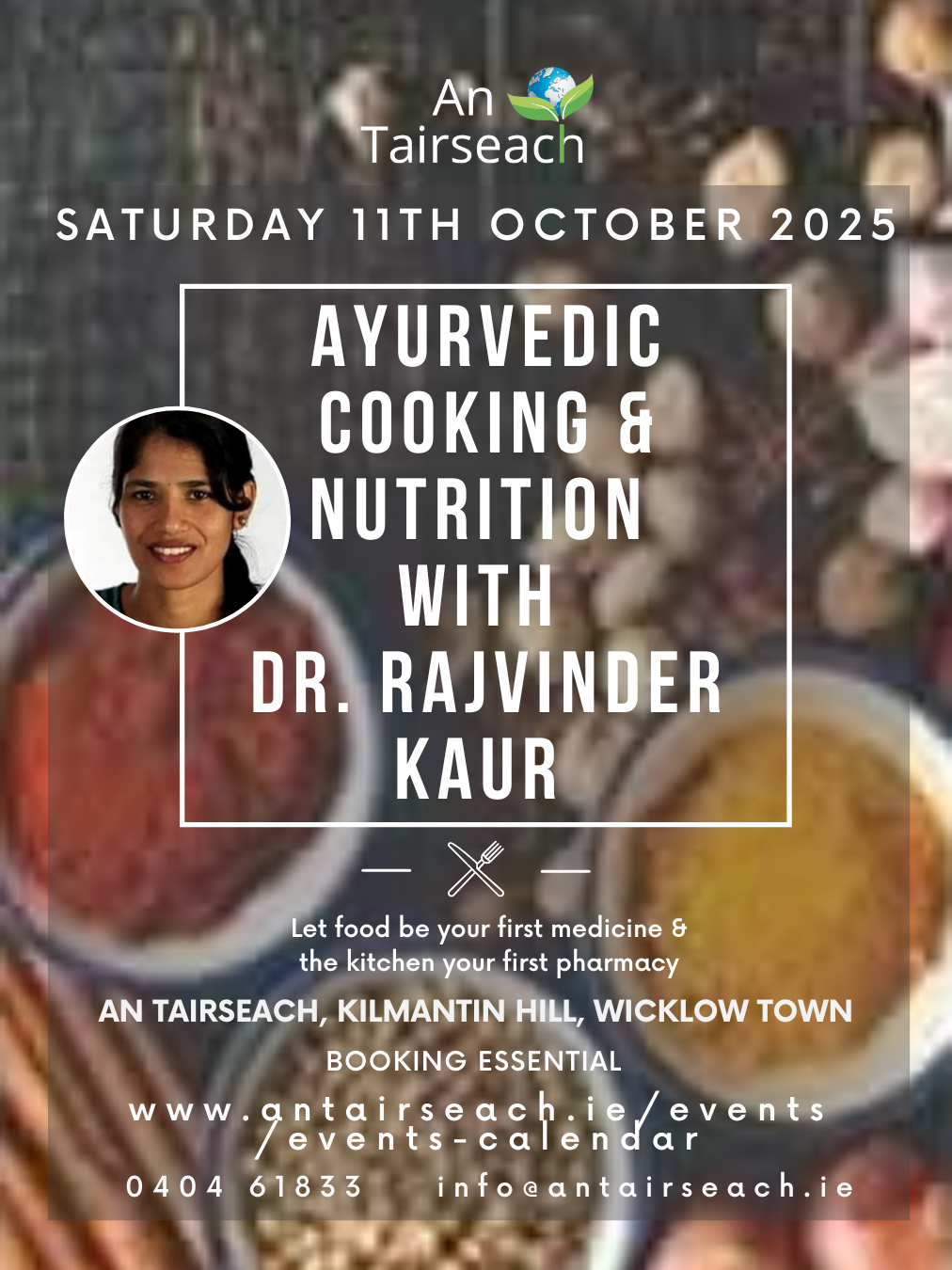 Ayurvedic Cooking & Nutrition with Dr. Rajvinder Kaur 